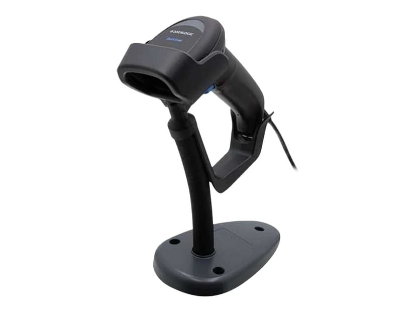 Datalogic QuickScan D2590 2D USB-Kit musta + jalusta