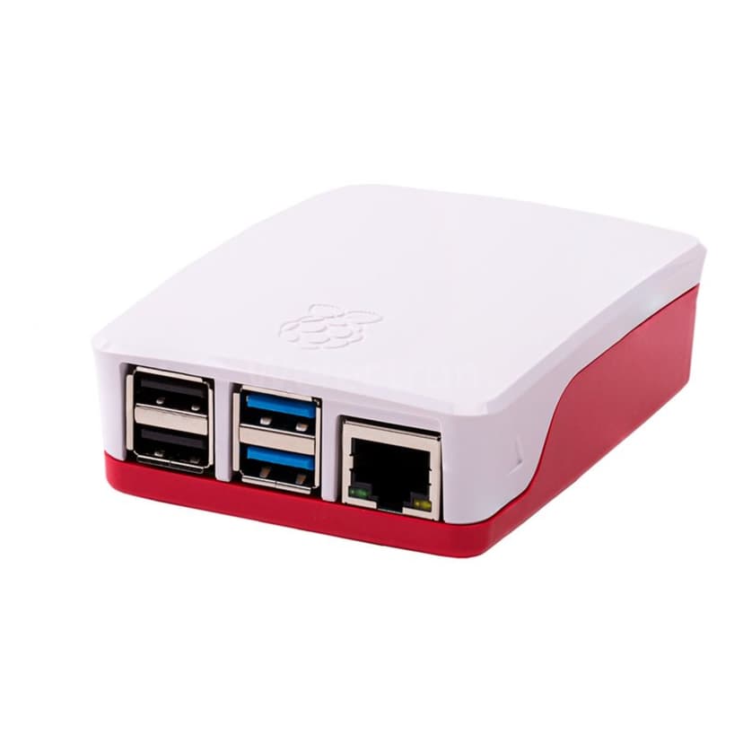 Raspberry Pi 4 Case - Red/White