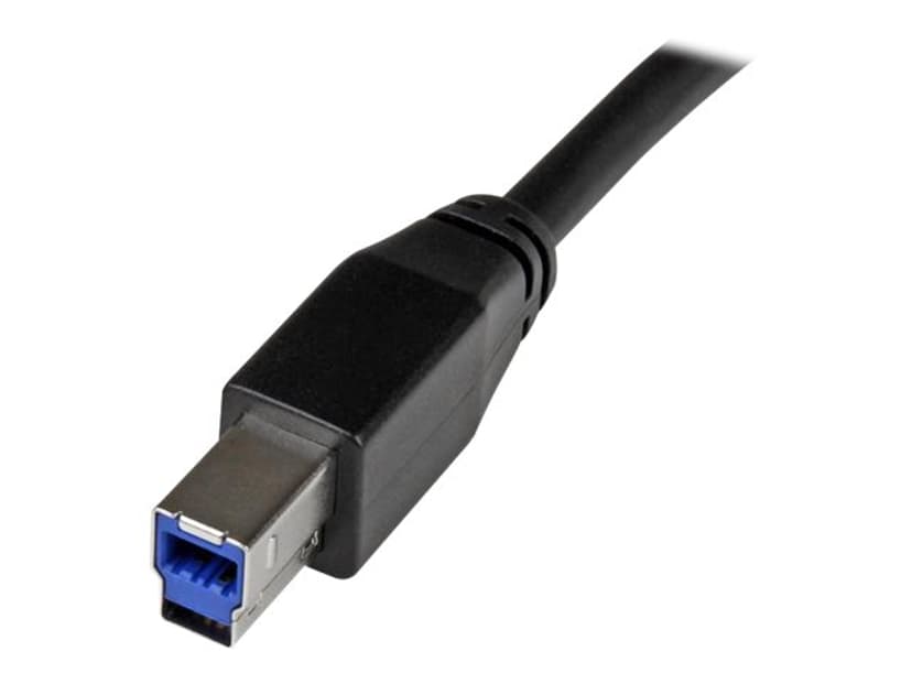 Startech 30ft Active USB 3.0 USB-A to USB-B Cable 10m USB A USB B Musta