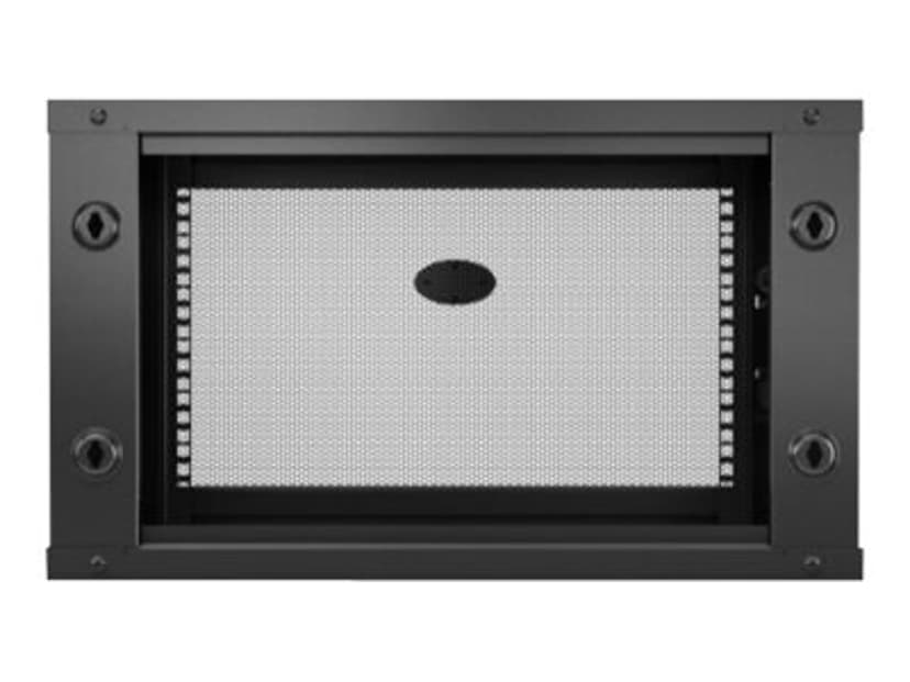 APC NetShelter WX 6U Single Hinged Wall-mount Enclosure 400mm Deep Väggmonterad rack Svart