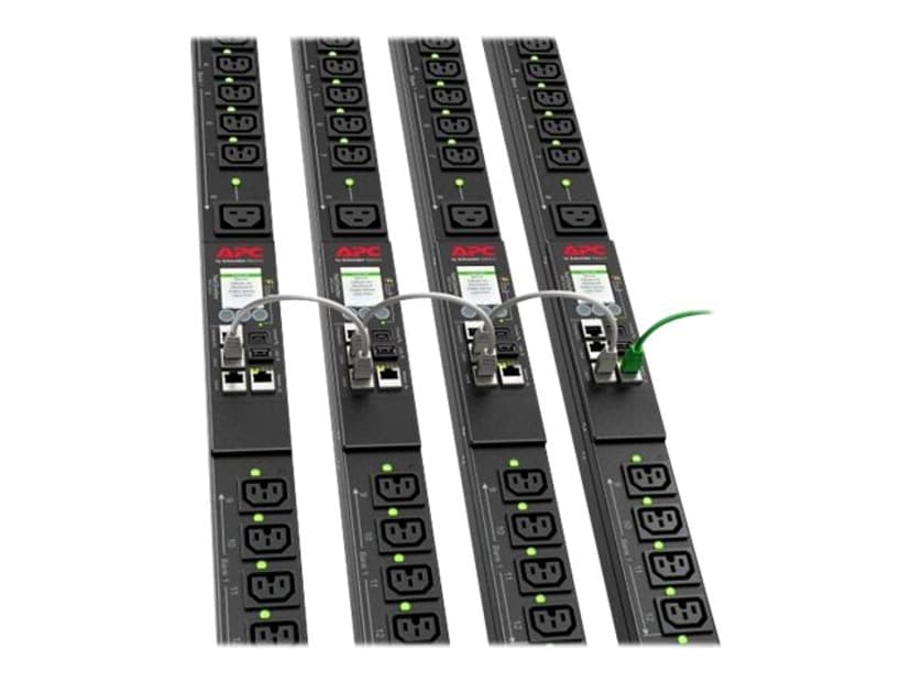 APC Rack PDU APDU9953, Switched, 0U, 32A, 230V, (21x) C13 & (3x) C19, IEC 309 32A stekker
