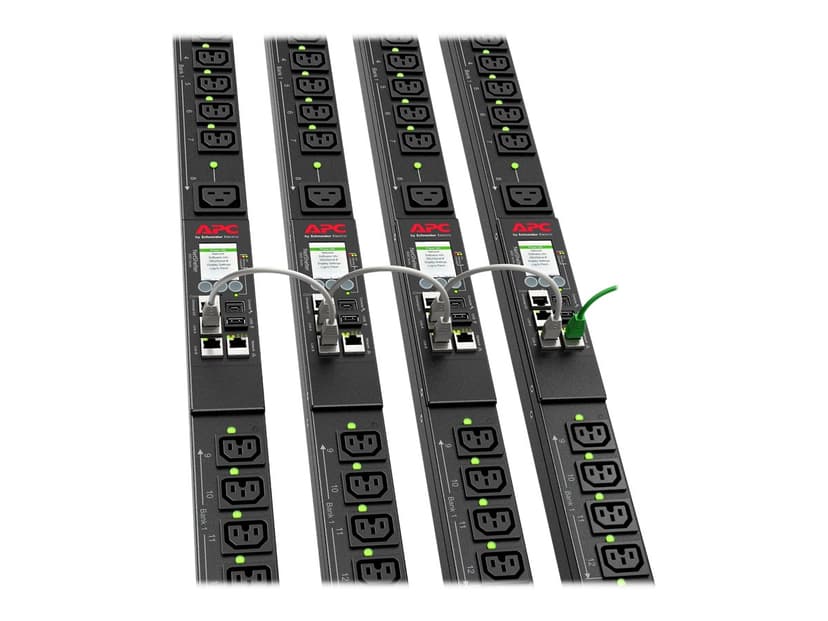 APC Rack PDU APDU9953, Switched, 0U, 32A, 230V, (21x) C13 & (3x) C19, IEC 309 32A stekker