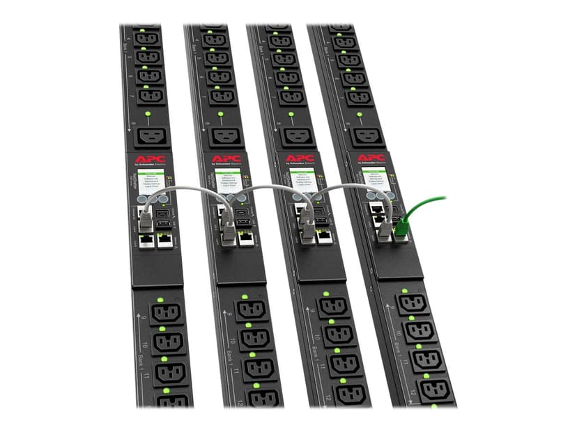 APC APDU9981EU3 strømdistribusjonsenhet (PDU) 24 AC-utganger 0U Sort