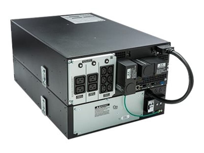 APC Smart-UPS On-Line UPS-virtalähde Taajuuden kaksoismuunnos (verkossa) 6 kVA 6000 W 10 AC-pistorasia(a)