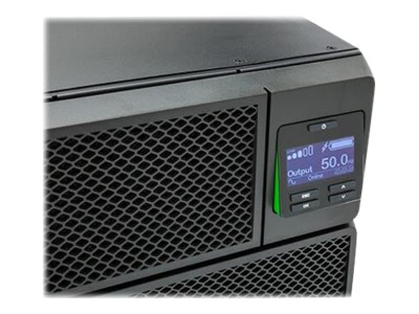 APC Smart-UPS On-Line SRT6KRMXLI-6W - 6kW/VA, 6x C13, 4x C19, hardwire 1 fase uitgang, rackmountable, Embedded NMC, 6 jaar garantie