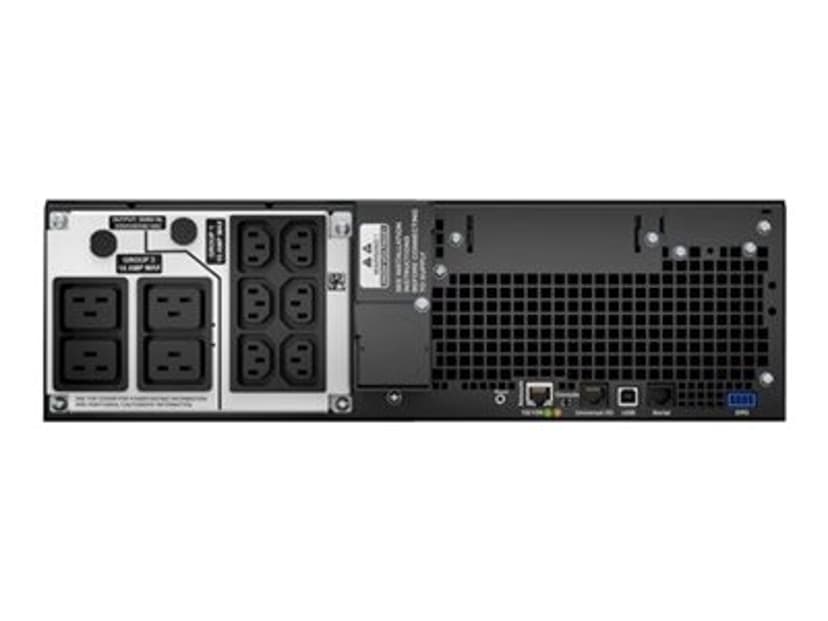 APC Smart-UPS On-Line strömskydd (UPS) Dubbelkonvertering (Online) 5 kVA 4500 W 10 AC-utgångar