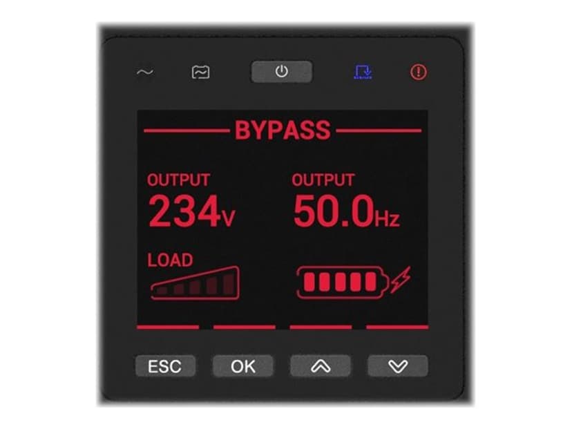 APC Smart-UPS On-Line SRTG15KXLI Noodstroomvoeding, 15kW, 230V&400V hardwired in&uit, NMC