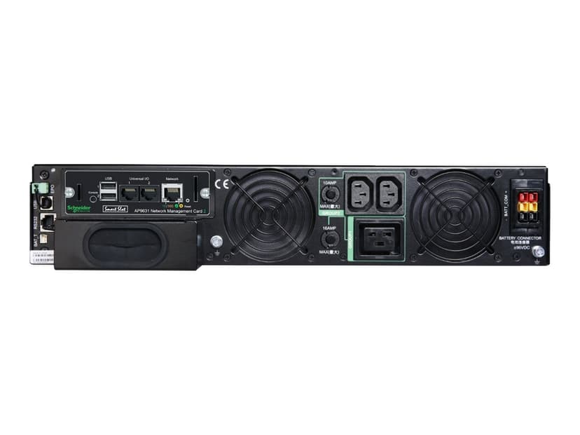 APC SRTG10KXLI uforstyrrbar strømforsyning (UPS) Dobbeltkonvertering (Online) 10 kVA 10000 W 3 AC-utganger