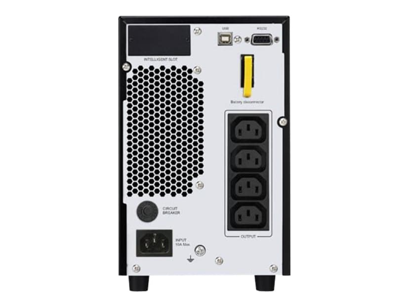 APC SRV2KI UPS-virtalähde Taajuuden kaksoismuunnos (verkossa) 2 kVA 1600 W 4 AC-pistorasia(a)