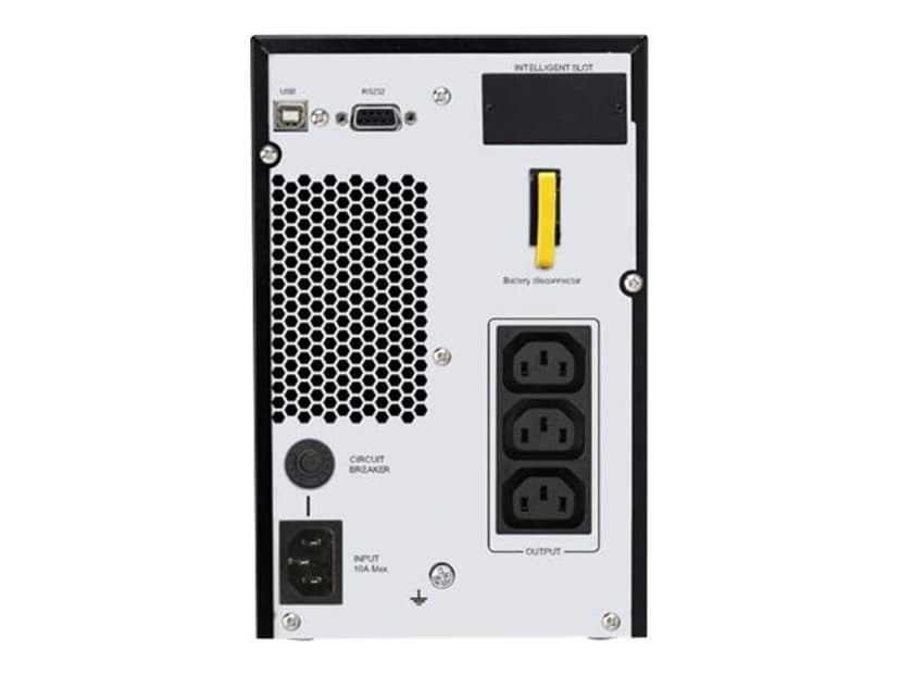 APC SRV1KI strömskydd (UPS) Dubbelkonvertering (Online) 1 kVA 800 W 3 AC-utgångar