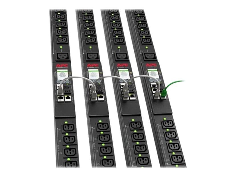 APC APDU9959EU3 strømdistribusjonsenhet (PDU) 24 AC-utganger 0U Sort
