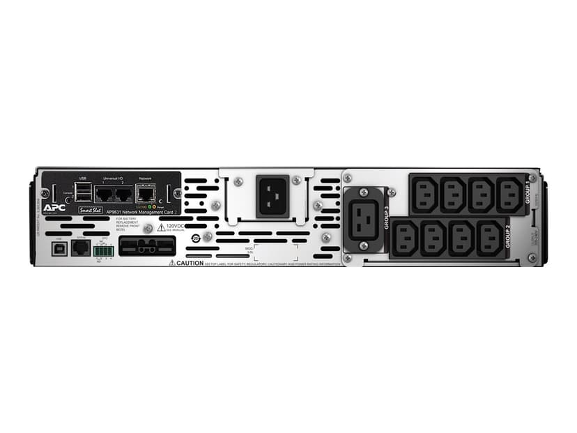 APC Smart-UPS X 2200VA uforstyrrbar strømforsyning (UPS) Linje-Interactive 2,2 kVA 1980 W 9 AC-utganger