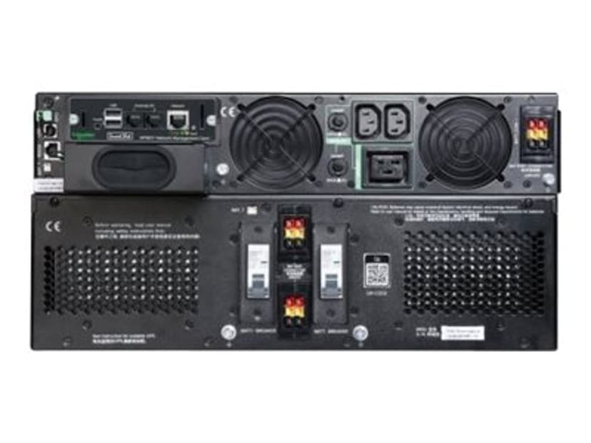 APC SRTG5KXLI uforstyrrbar strømforsyning (UPS) Dobbeltkonvertering (Online) 5 kVA 5000 W 3 AC-utganger