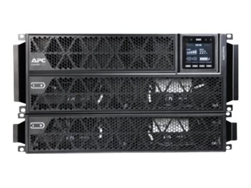 APC SRTG6KXLI UPS-virtalähde Taajuuden kaksoismuunnos (verkossa) 6 kVA 6000 W 3 AC-pistorasia(a)