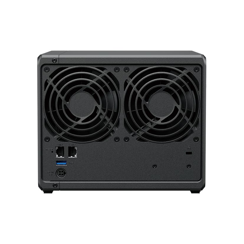 Synology DiskStation DS423+ datalagringsserver NAS Rack (8U) Ethernet/bredbåndsforbindelse Sort J4125
