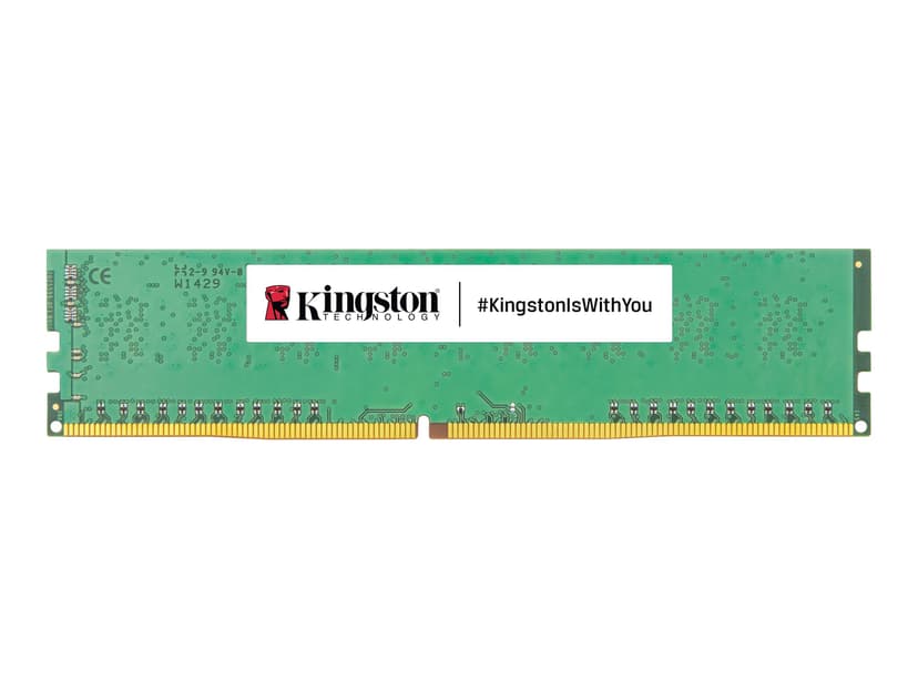 Kingston Technology ValueRAM minnemodul 8 GB 1 x 8 GB DDR4 3200 MT/s 8GB 3200MHz DDR4 288-pin DIMM