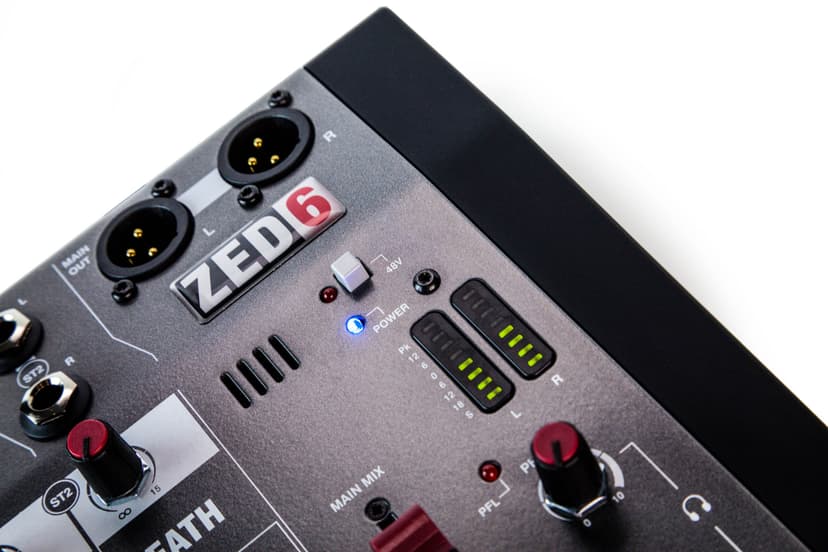 Allen & Heath Zed-6 Compact 6 Input Analogue Mixer