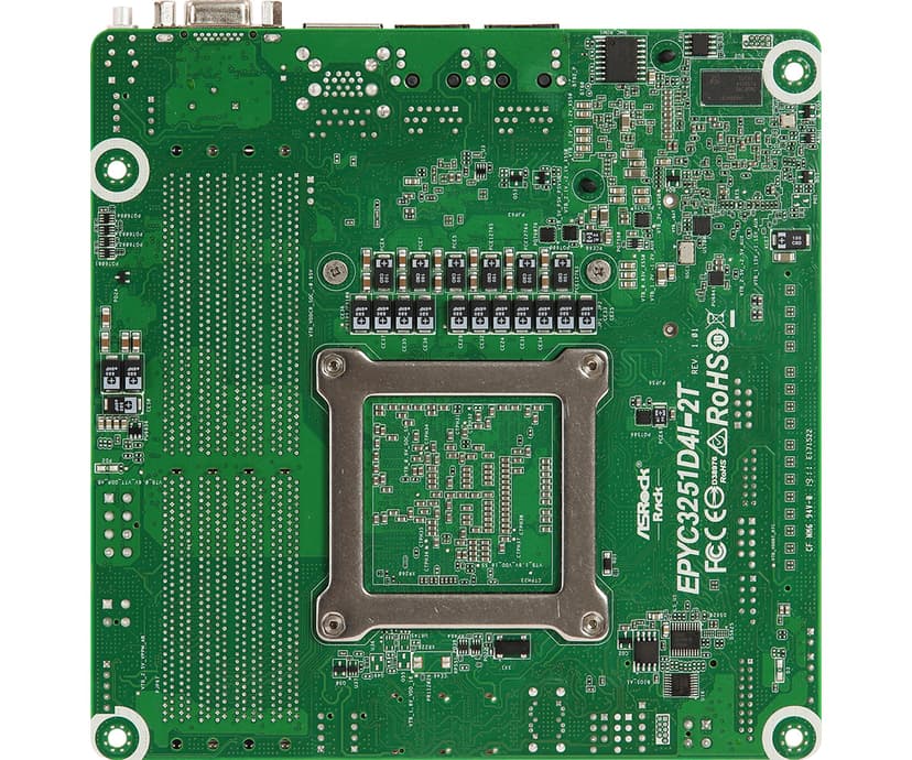 ASRock Rack EPYC3251D4I-2T Moderkort Mini-ITX mini ATX