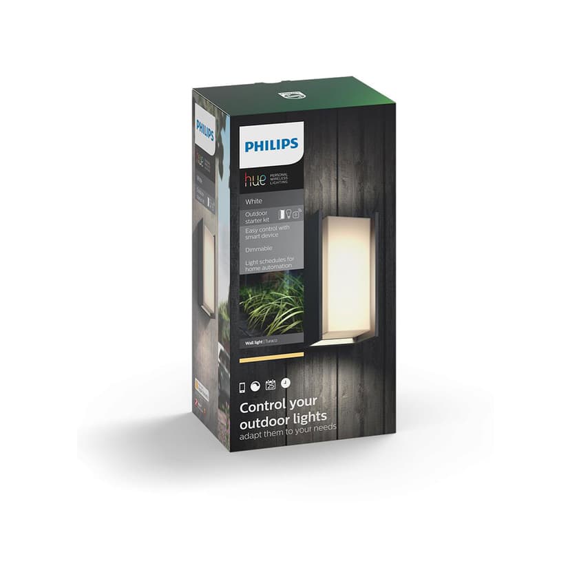 Philips Hue Turaco Utomhus Vägglampa White Ambiance