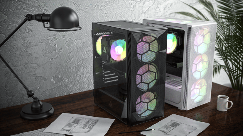 Montech X3 Mesh Full Tower - Black Midi Tower Svart