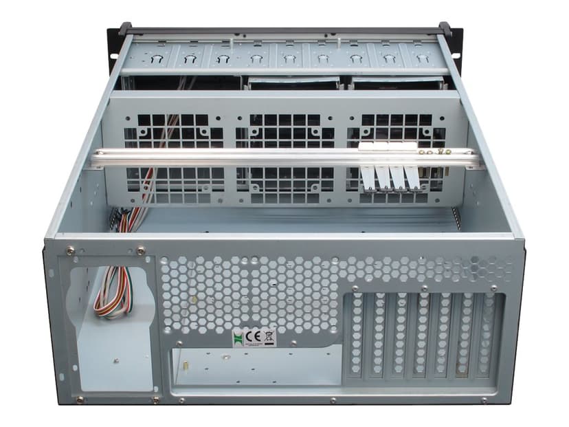 Inter-Tech 4U4129L 19" 4U Rack Metallisk, Silver