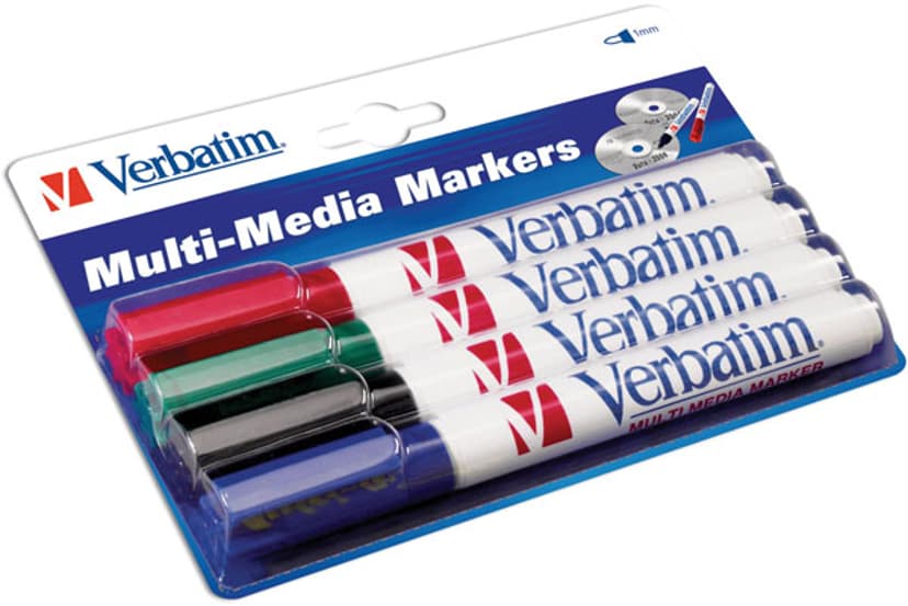 Verbatim Multi-Media Marker märkpenna för CD/DVD/Flash-kort