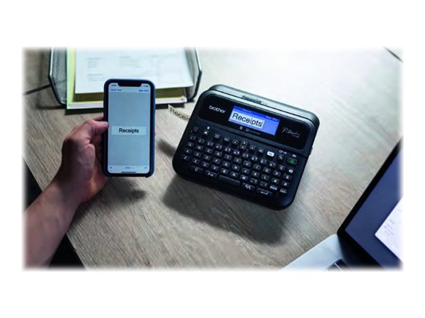 Brother P-Touch PT-D610BTVP USB/Bluetooth Med Bärväska & AC-Adapter