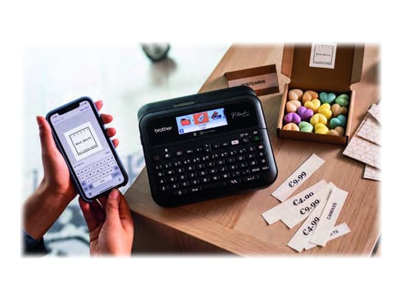 Brother P-Touch PT-D610BTVP USB/Bluetooth Med Bärväska & AC-Adapter