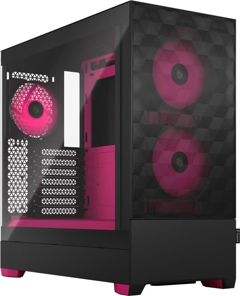 Fractal Design Pop Air Tower Svart, Magenta Torn Magenta, Svart