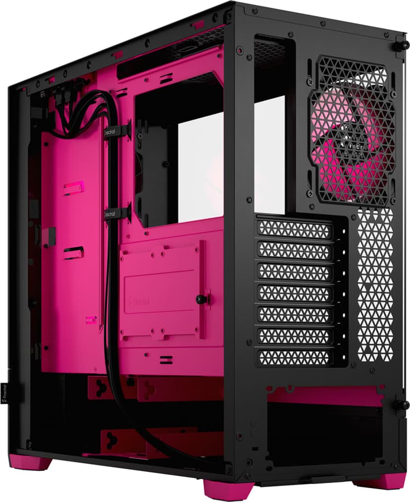Fractal Design Pop Air Tower Sort, Magenta Tower Magenta, Sort