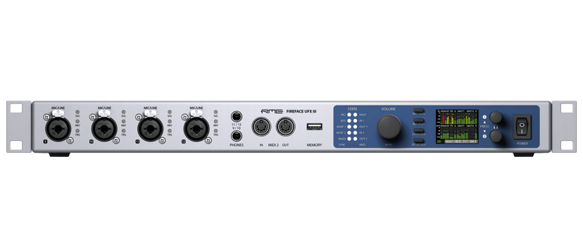 RME Fireface Ufx Iii 188 Channel 24/192 Usb 3 Interface