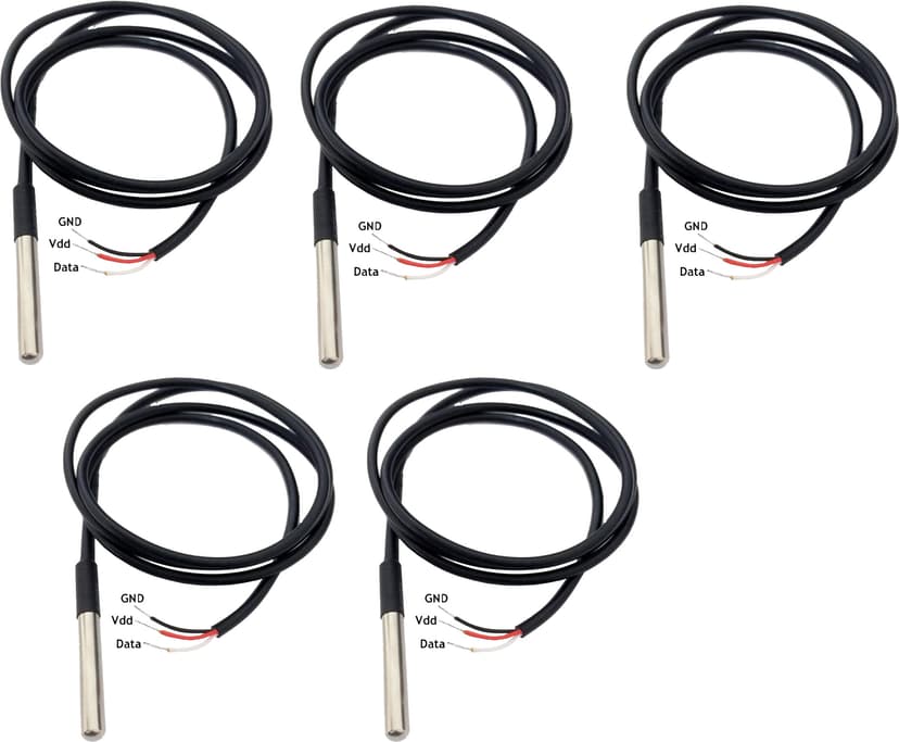 Shelly Temperatursensor 1M 5-Pack