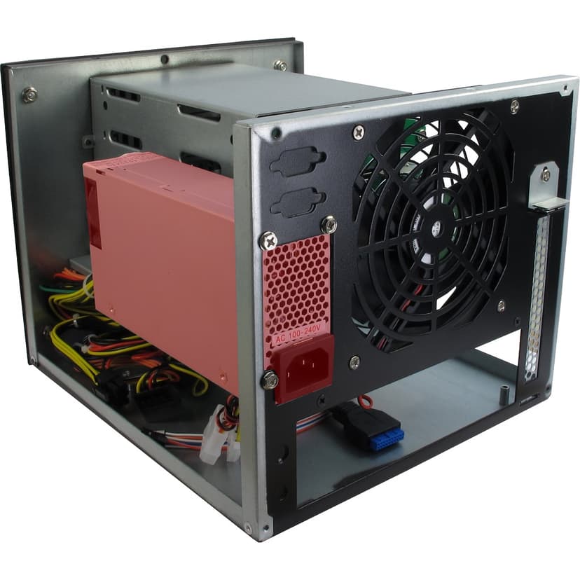 Inter-Tech SC-4004 4-Bay Mini-ITX NAS Case Small Form Factor (SFF) Svart