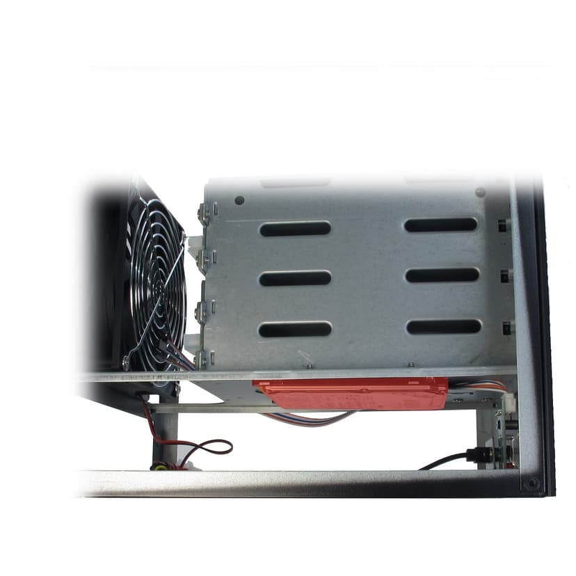 Inter-Tech SC-4004 4-Bay Mini-ITX NAS Case Small Form Factor (SFF) Svart