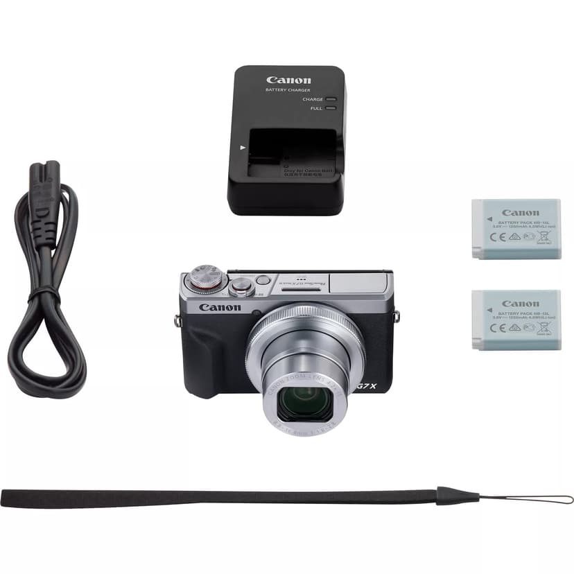 Canon PowerShot G7 X Mark III + Extra Batteri
