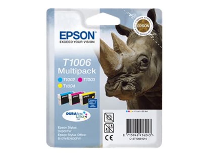 Epson Bläck Multipack T1006 - BX600 (C,M,Y)