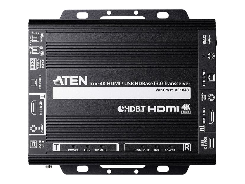 Aten VE1843 AV-toistin musta