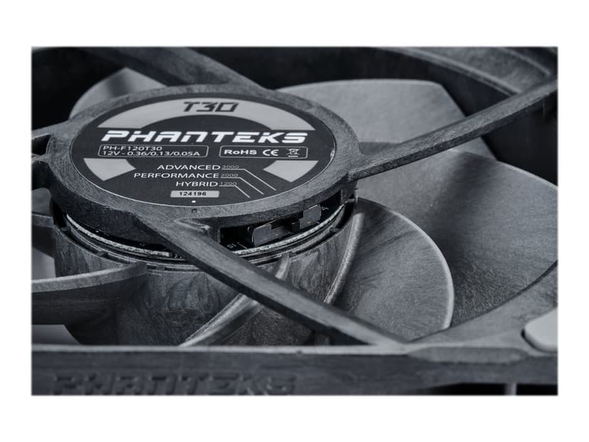 Phanteks T30 120 PWM Triple-Mode 3-P Fläkt Grå