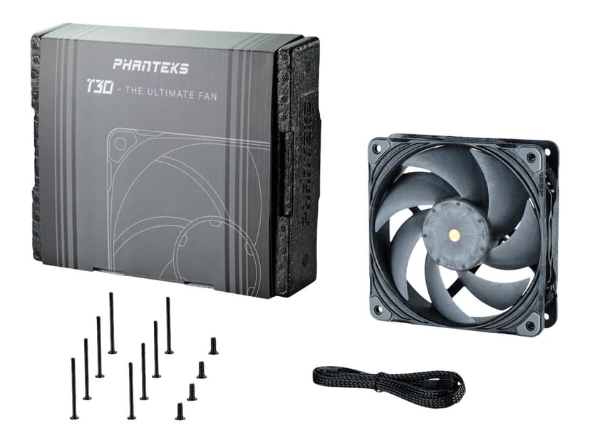 Phanteks T30 120 PWM Triple-Mode Vifte Svart
