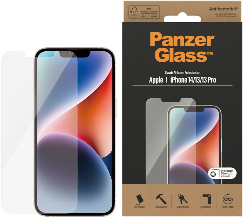 Panzerglass Classic Fit iPhone 13, iPhone 13 Pro, iPhone 14
