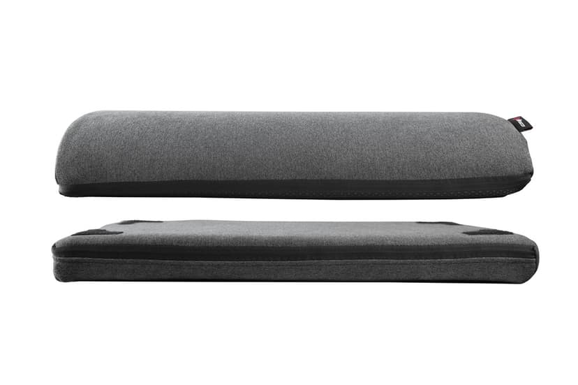 Arozzi Footrest Soft Fabric Dark Grey