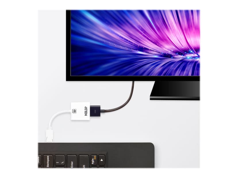 Aten VC986-AT videokabel adapter DisplayPort HDMI Hvid DisplayPort HDMI Hvid