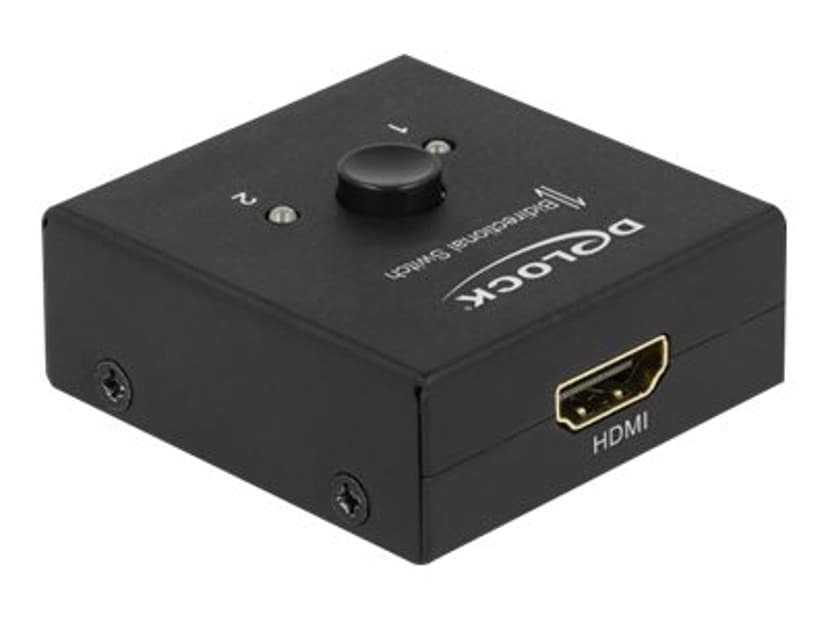 Delock HDMI Switch 2-1 Bidirectional 4K 60Hz Compact