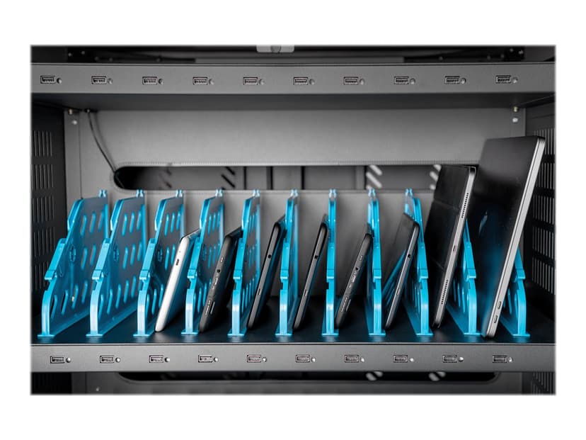 Digitus DN-45002 wagen en kast voor management van draagbare apparatuur Vrijstaand Zwart