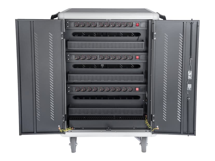 Digitus DN-45002 wagen en kast voor management van draagbare apparatuur Vrijstaand Zwart