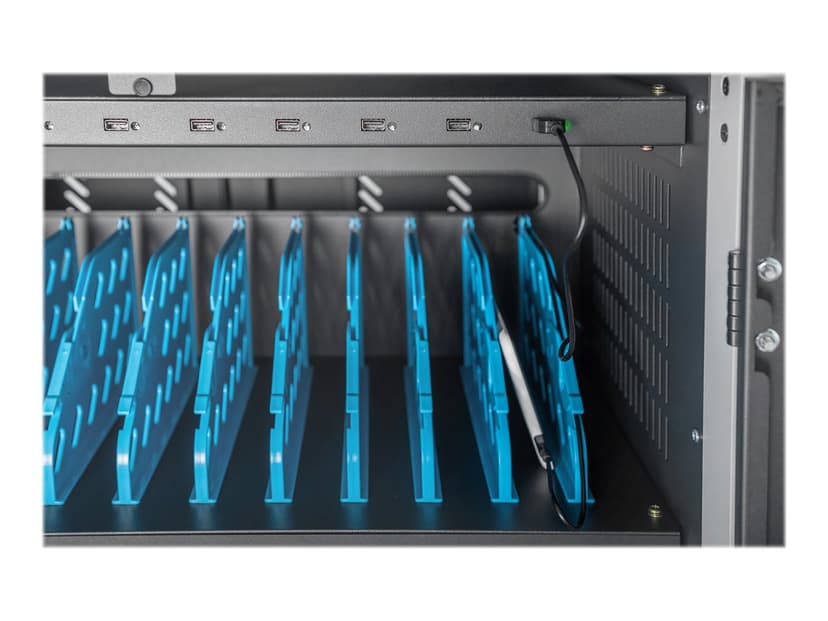 Digitus DN-45002 wagen en kast voor management van draagbare apparatuur Vrijstaand Zwart