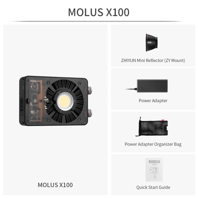 Zhiyun Molus X100 COB-Belysning