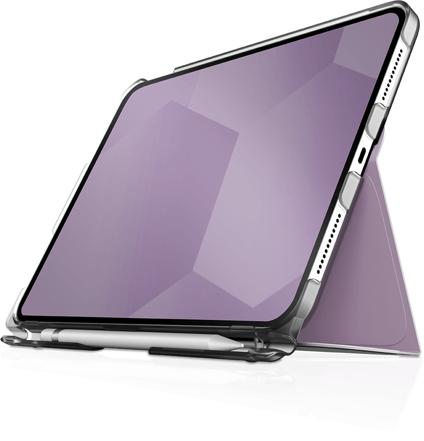 STM Studio iPad 10th gen Lila, Transparent