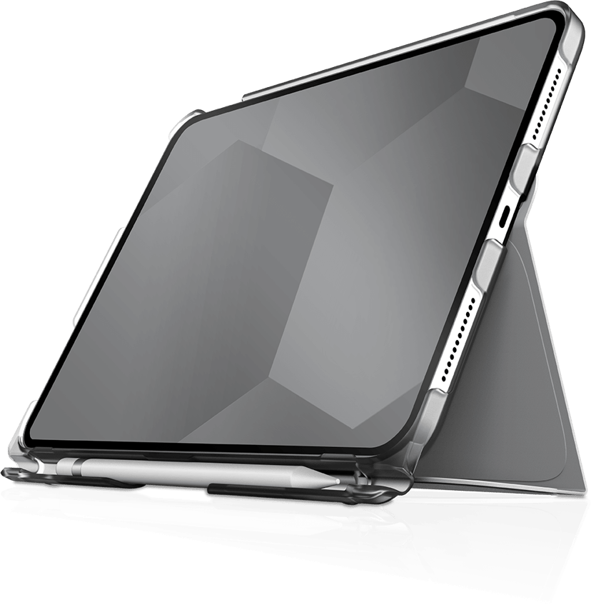 STM Studio iPad 10th gen, iPad 11th gen Grå, Transparent
