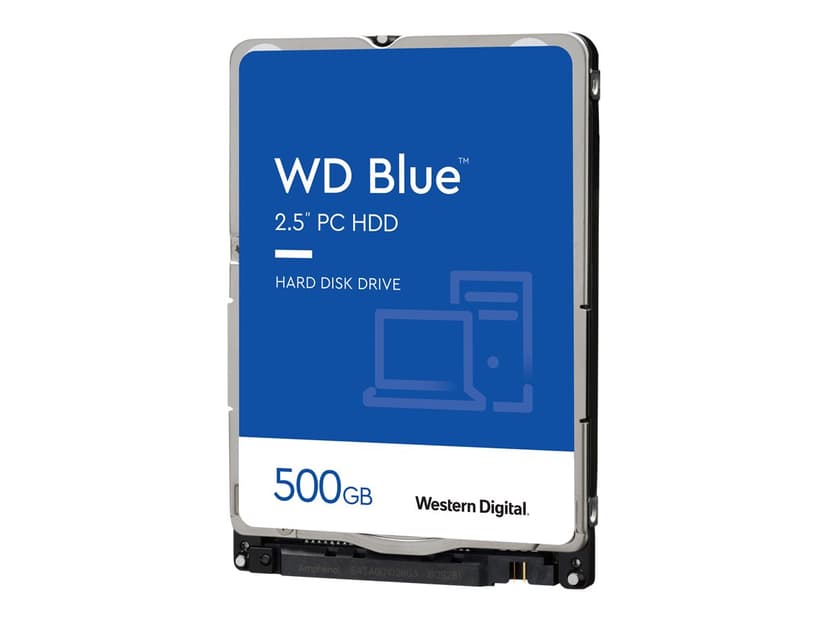 WD Blue 500GB 2.5" 5400r/min SATA 6.0 Gbit/s Harddisk